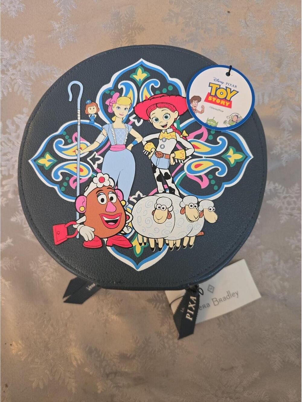 Vera Bradley x Disney Pixar Toy Story Round Collectible Case - New With Tags - Picture 6 of 6